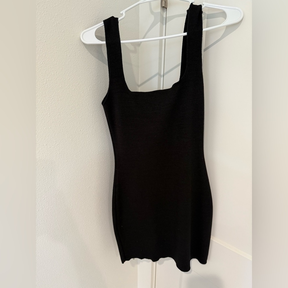 Zara Black Bodycon Mini Dress